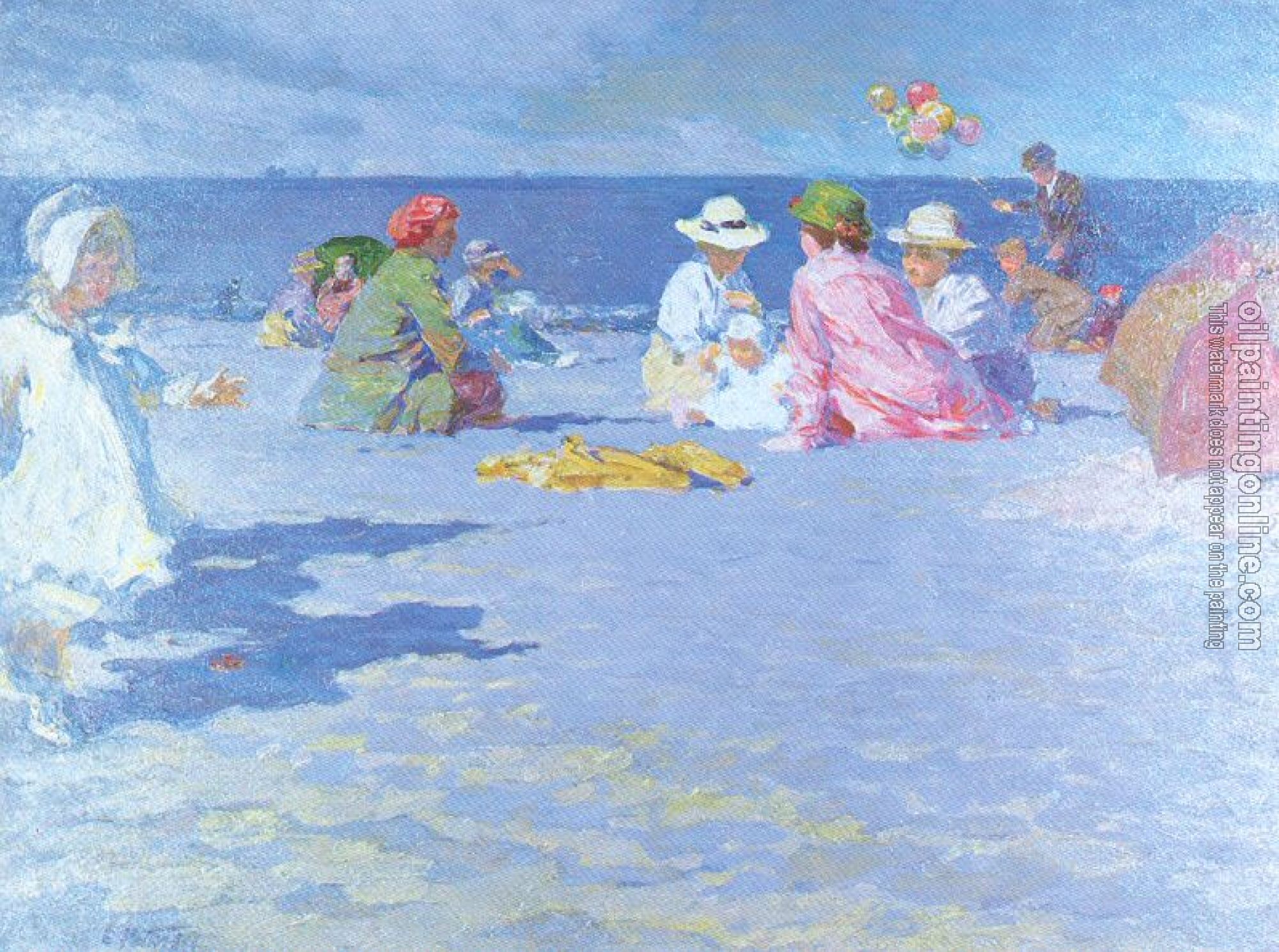 Potthast, Edward Henry - The Balloon Vendor